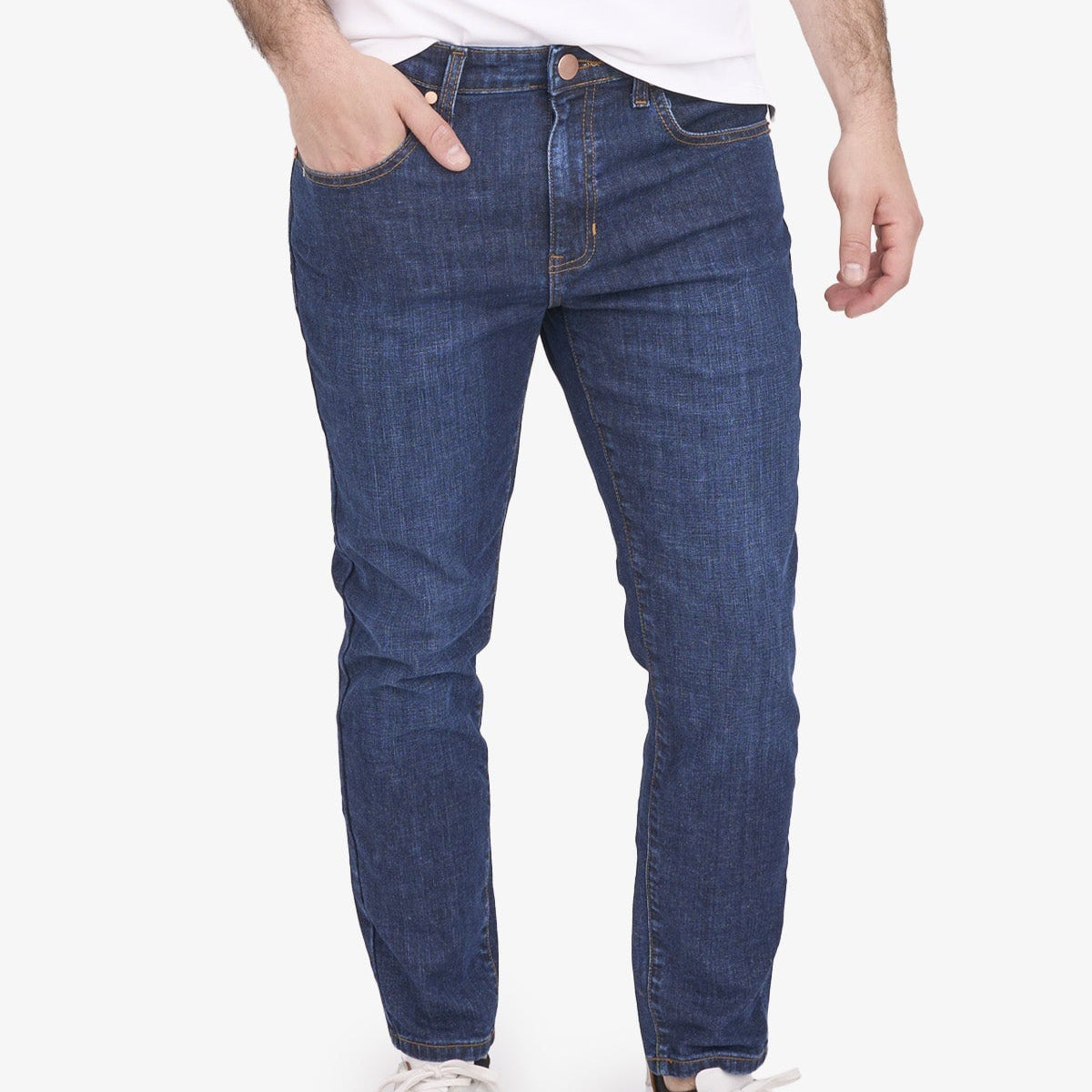 Reviewed: The Under 510 Bruce Jean in Cone Denim - The Best Jeans for Short  Men are Here! — The Mensch