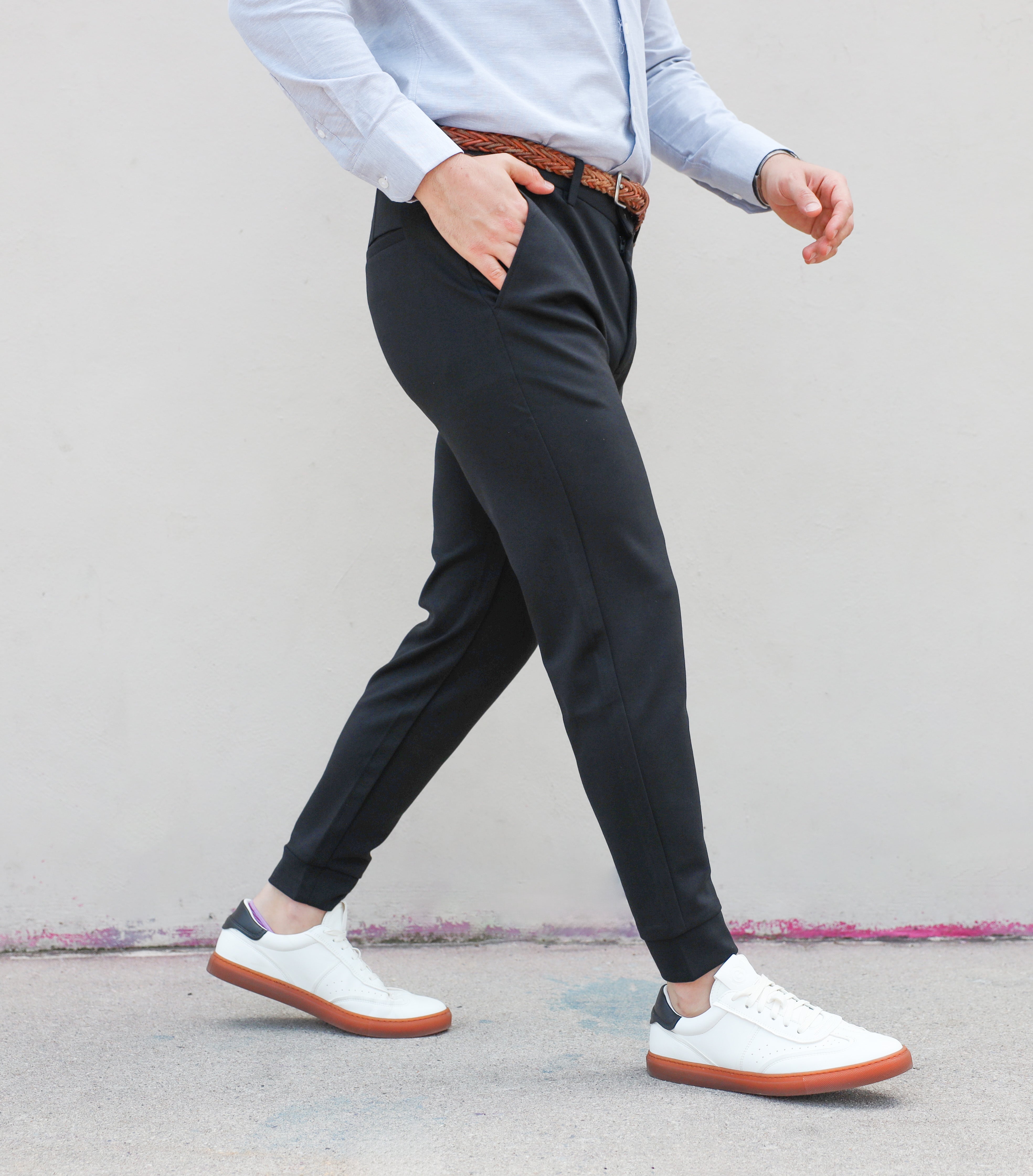 Mason Stretch Joggers | Black