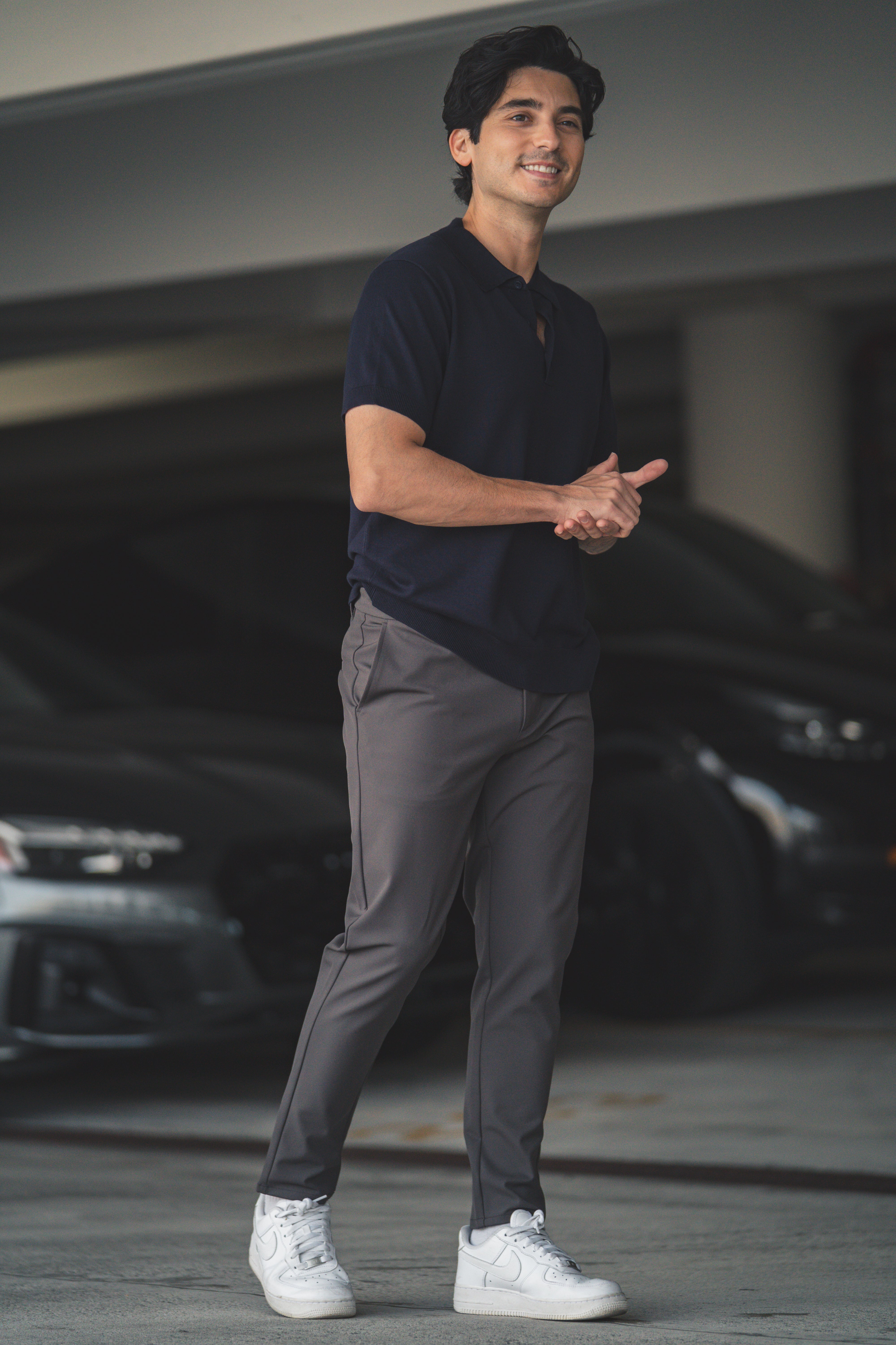 Super Stretch Performance Pants Charcoal