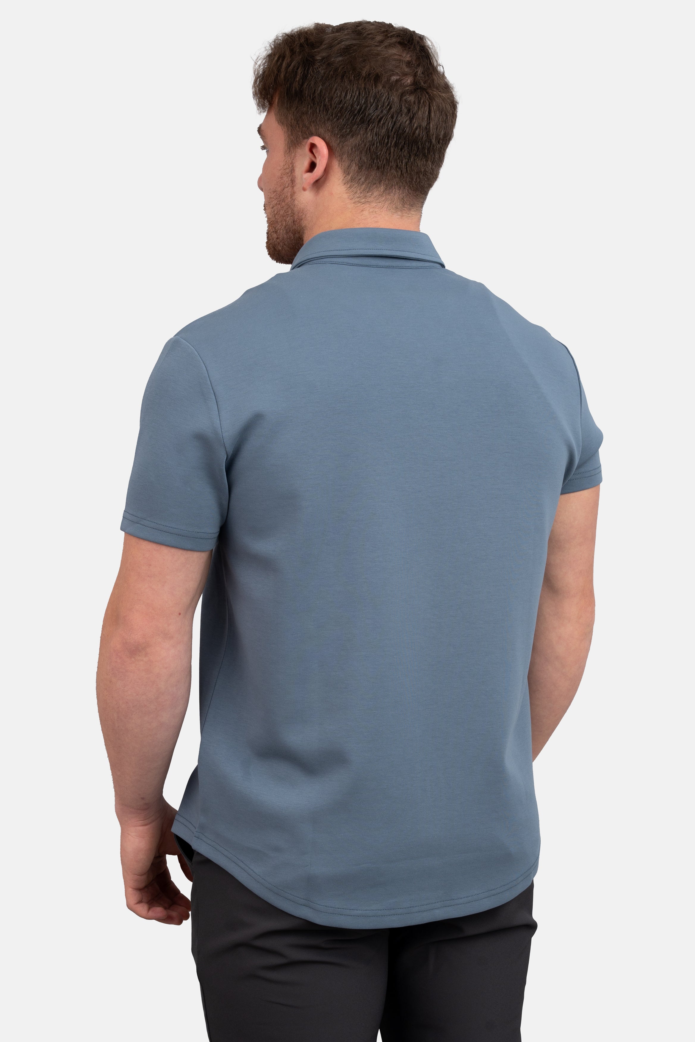 Flex Short Sleeve Button Down Black Under 510