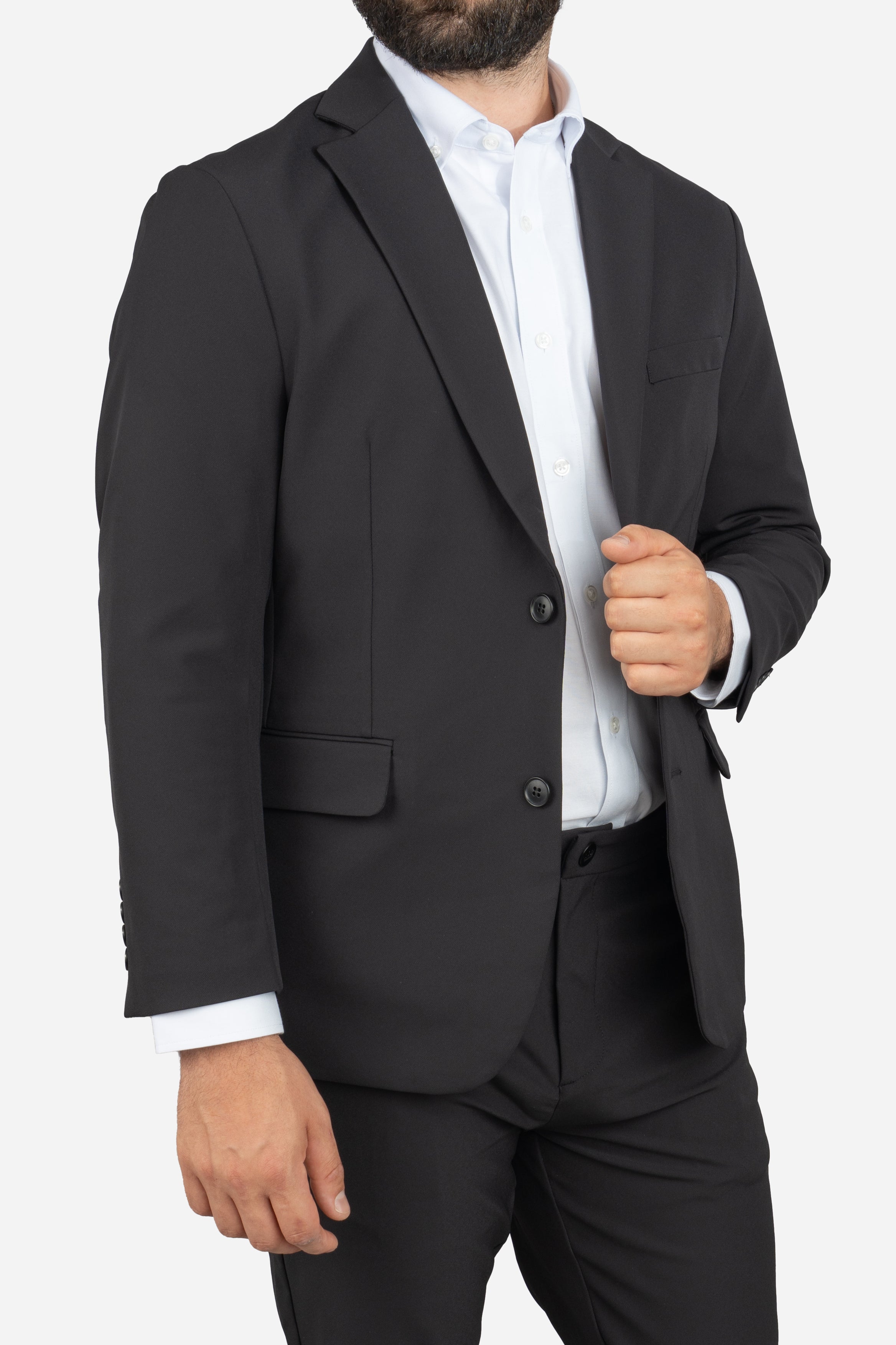 Super Stretch Suit Jacket Black