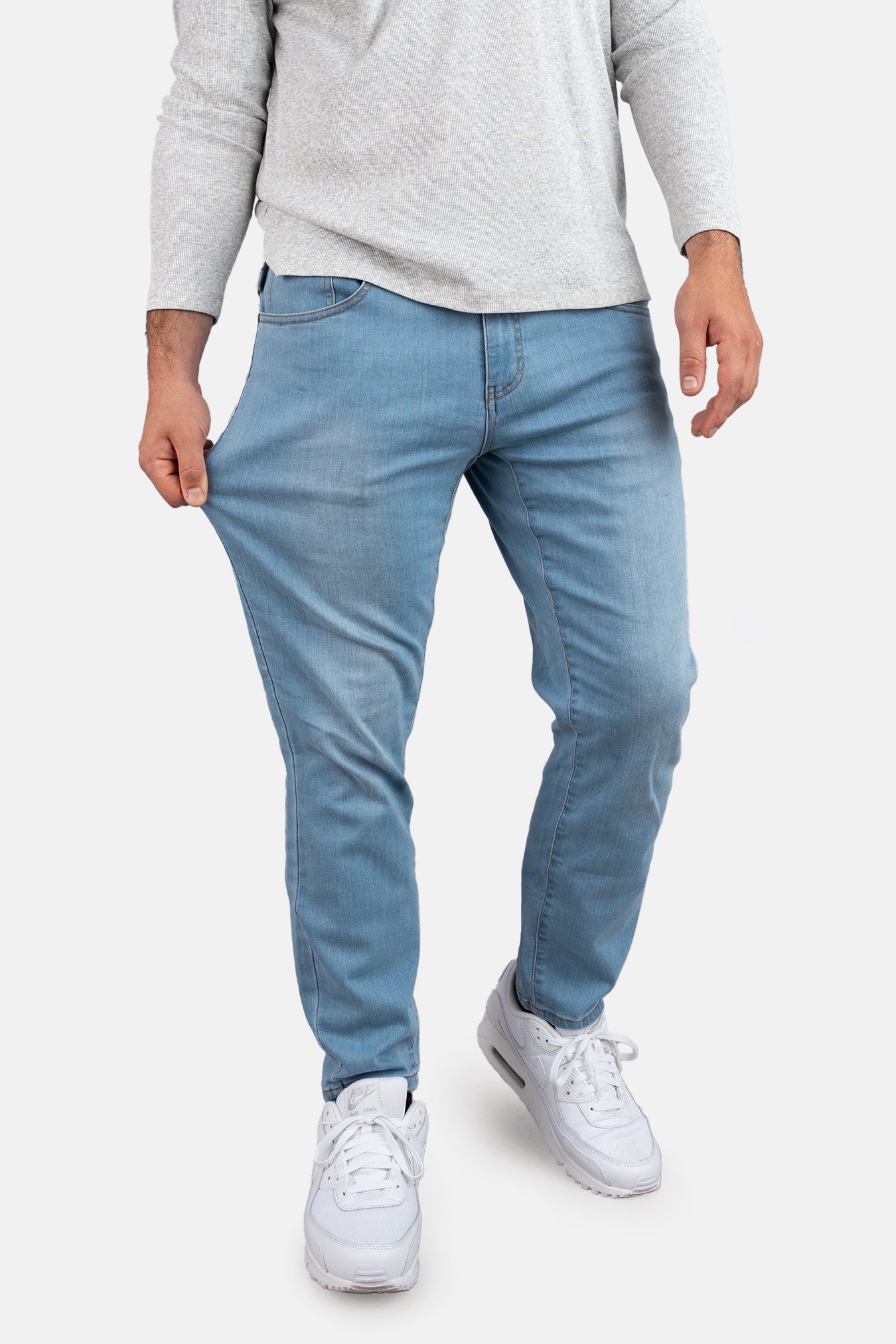 Light stretch shops jeans