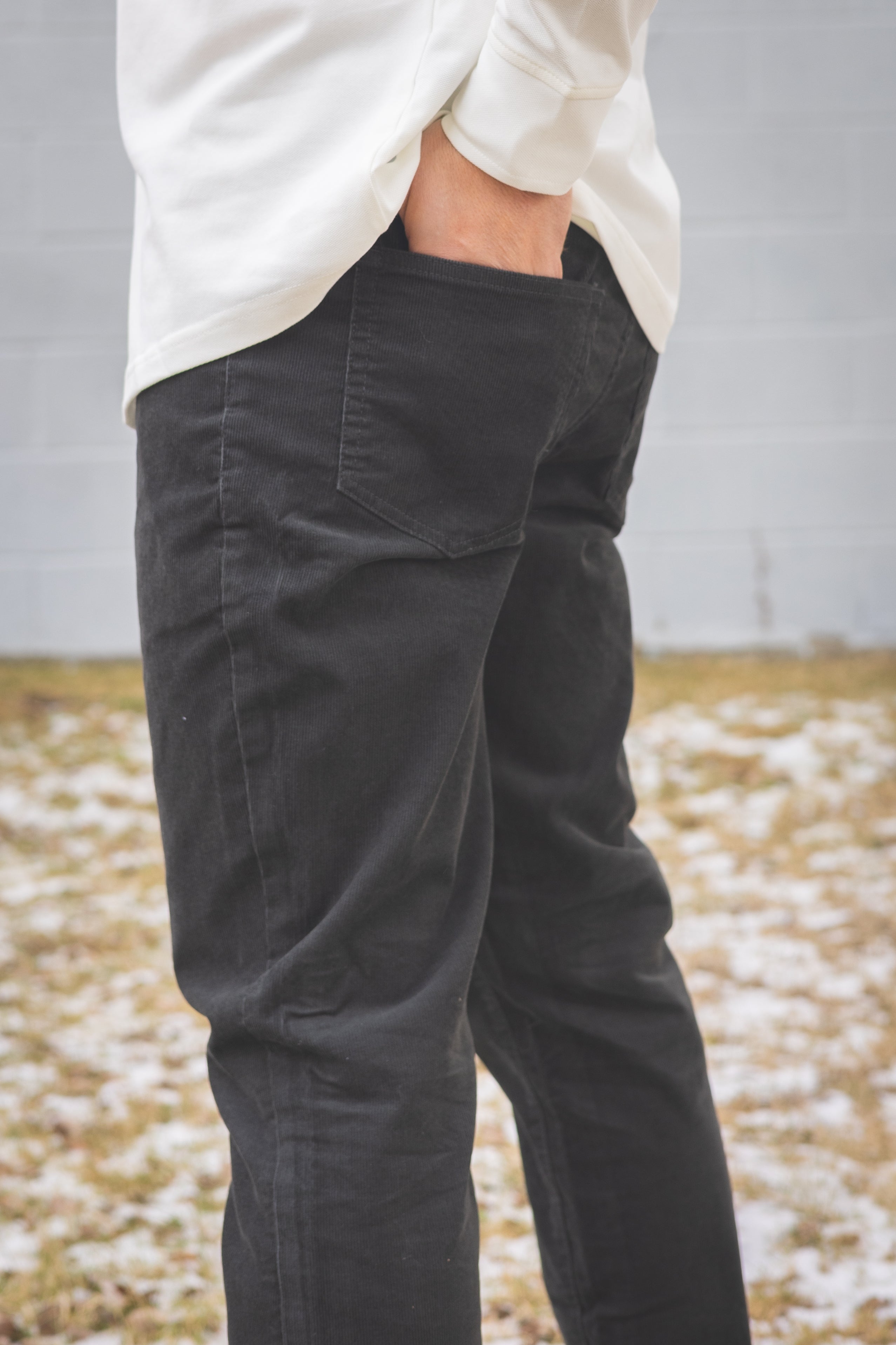 Stretch Cord 5 Pocket Pants Graphite