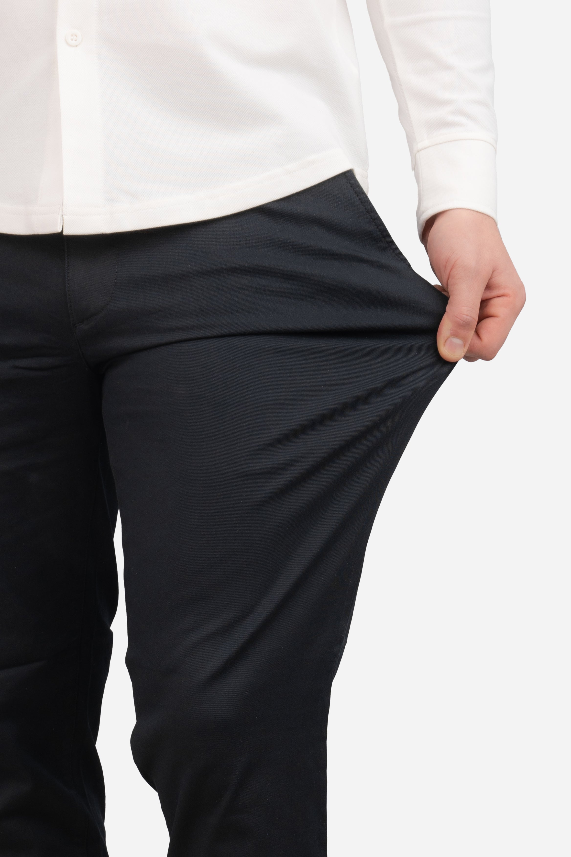 Extra Stretch Chino Black