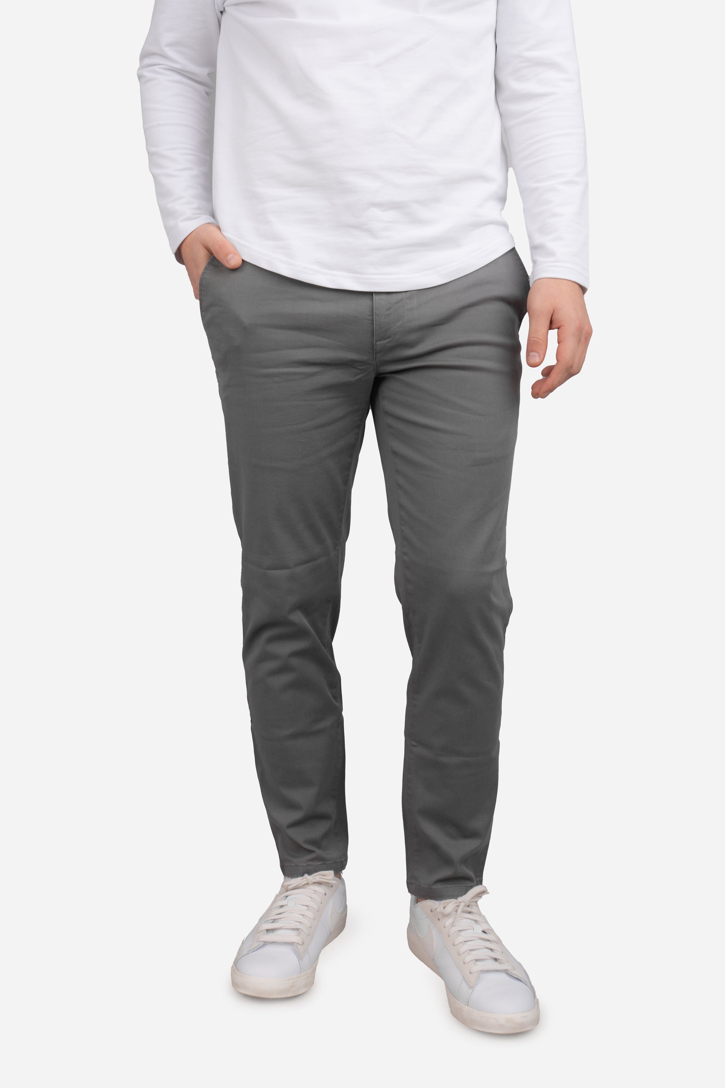 Extra Stretch Chino Gray