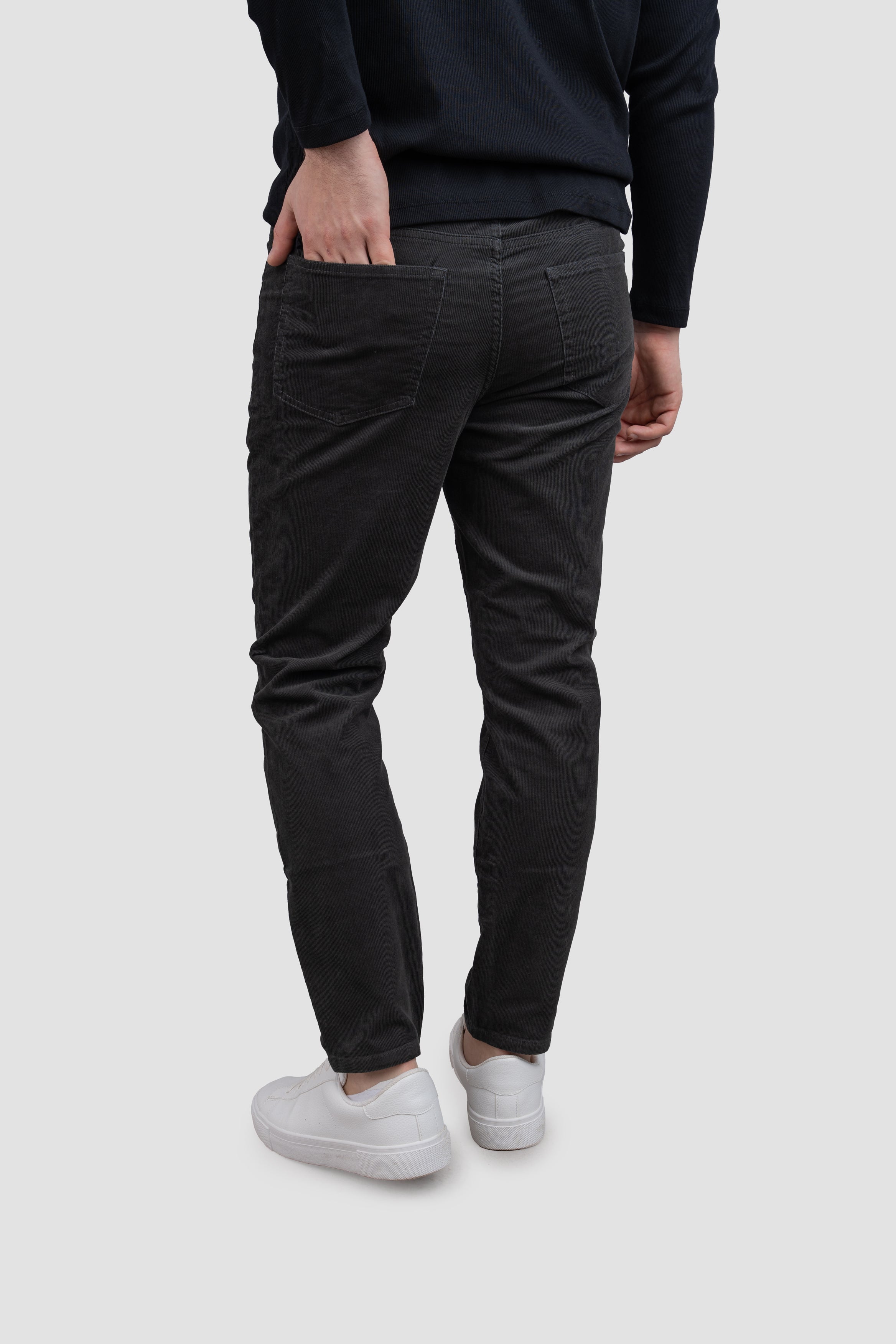 Stretch Cord 5 Pocket Pants Graphite