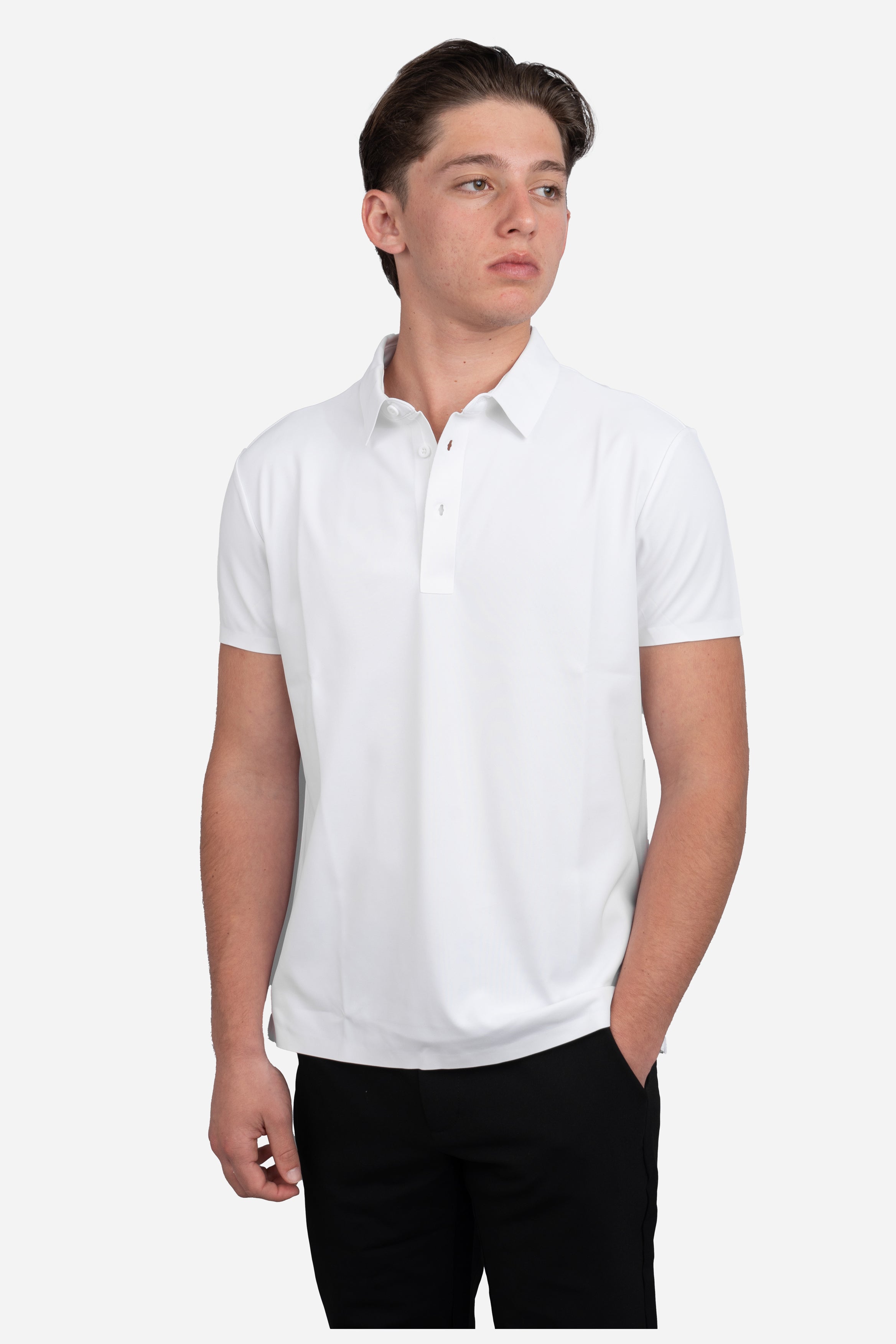 Tech Polo White