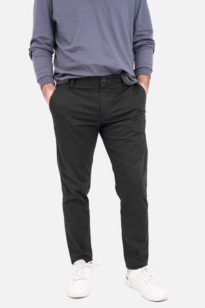 Premium Stretch Chino | Black | Under 510